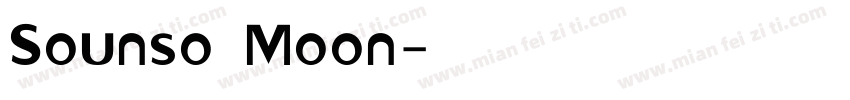Sounso Moon字体转换